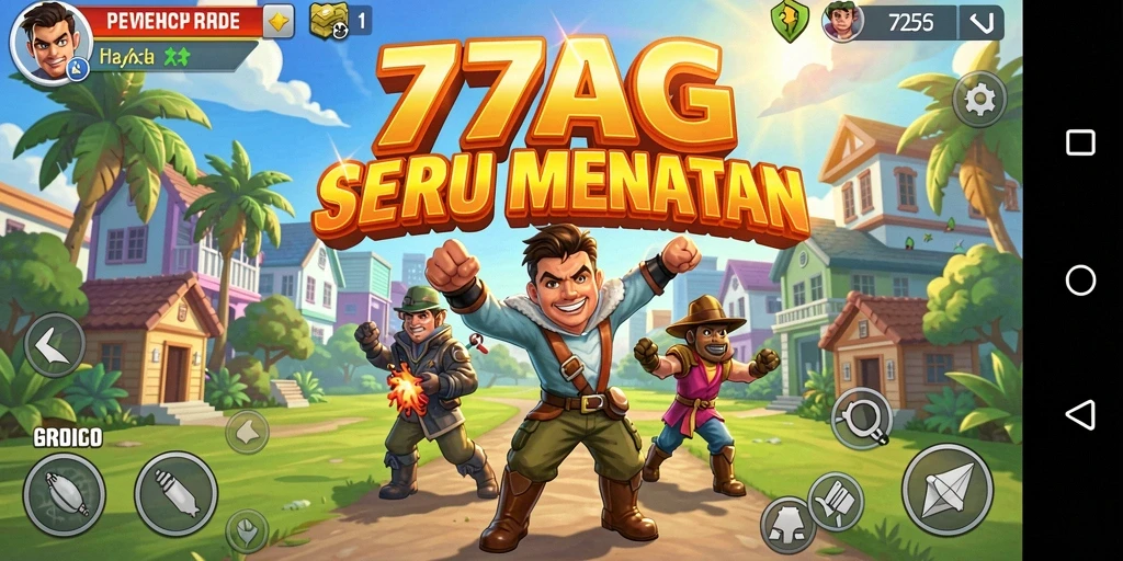 Tampilan gameplay seru dari 77AG yang penuh aksi