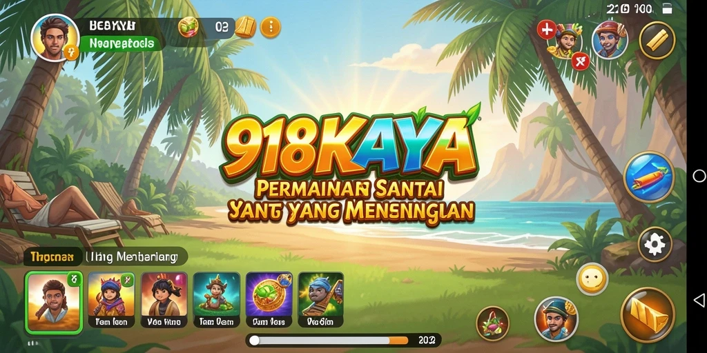 Screenshot gameplay 918KAYA dengan desain menarik dan tantangan seru.