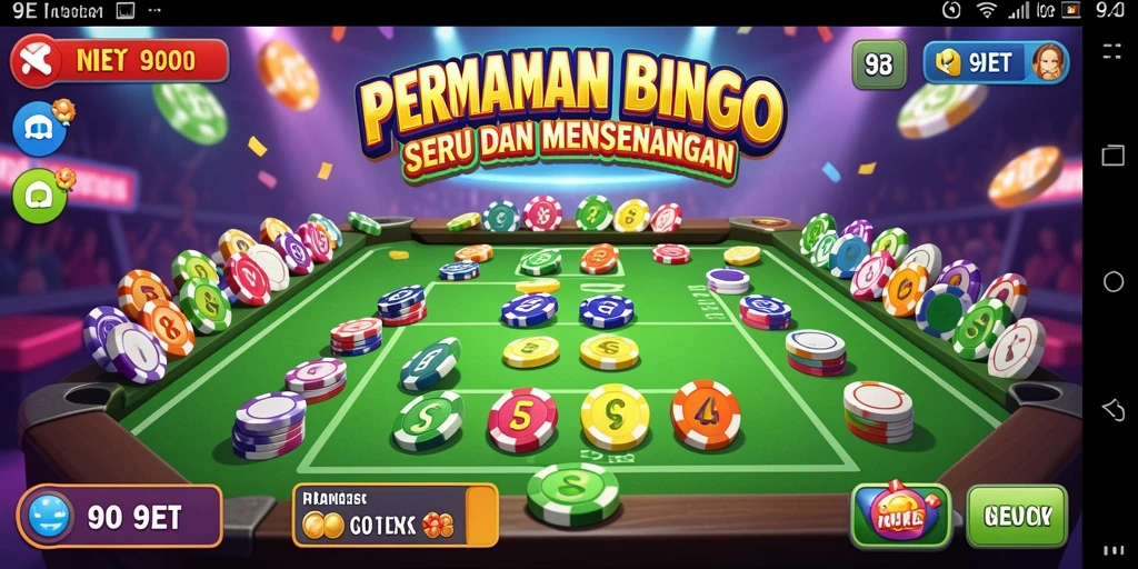 Tampilan gameplay menarik dari <strong>9ET</strong> dengan suasana Bingo yang mengasyikan.