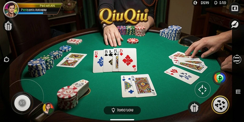 Tangkapan layar utama DS99 menampilkan gameplay seru QiuQiu.