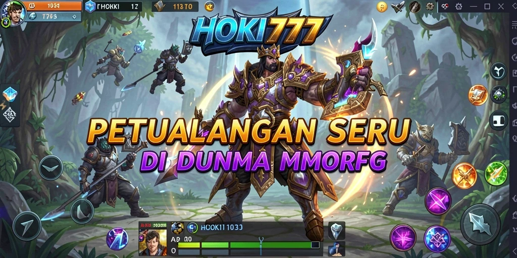 Gameplay menarik di HOKI777 dengan bertarung melawan monster.