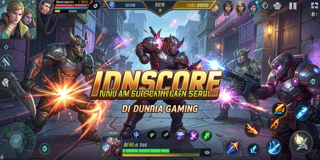 Gameplay seru dengan pertarungan yang mendebarkan di IDNSCORE.