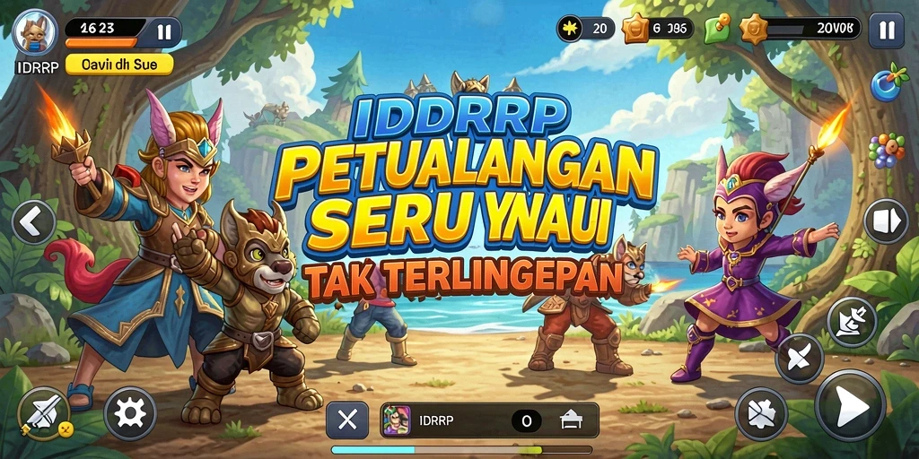 Tampilan gameplay seru dan menantang dari IDRRP dengan berbagai lokasi yang menarik.