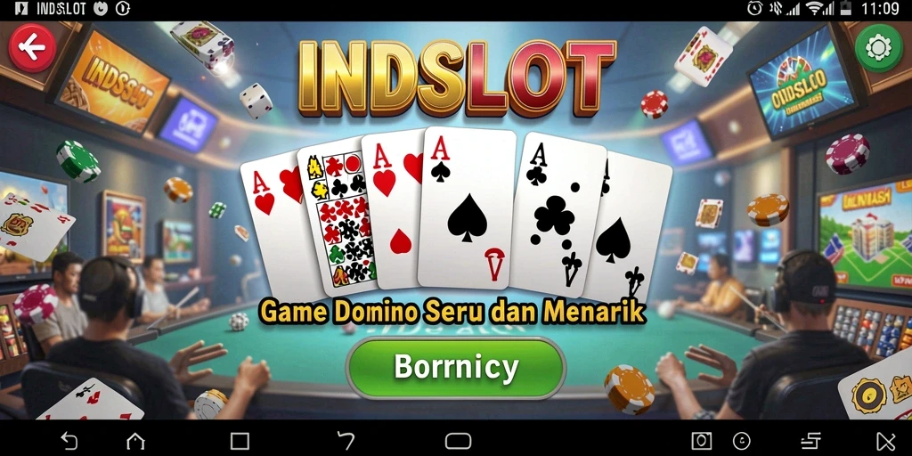 Gameplay seru dari INDSLOT yang menghadirkan Domino klasik.