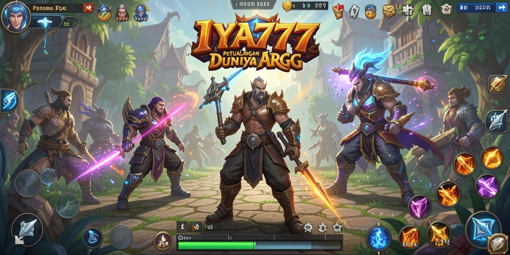 Tampilan menarik dari gameplay petualangan ARPG IYA777.