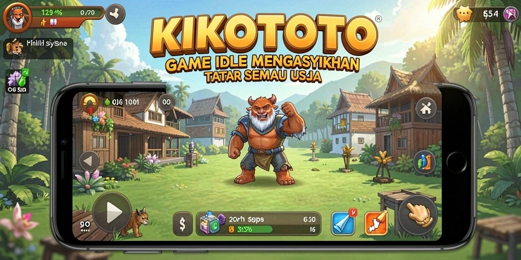Tampilan gameplay KIKOTOTO yang menarik dan penuh warna.