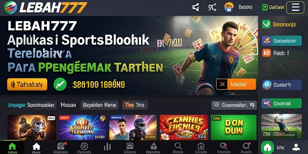 Tampilan antarmuka LEBAH777 yang menarik dengan fitur taruhan langsung.