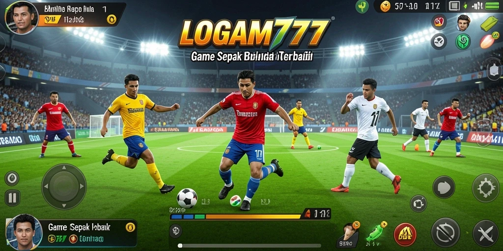 Tampilan seru pertandingan sepak bola di LOGAM777.