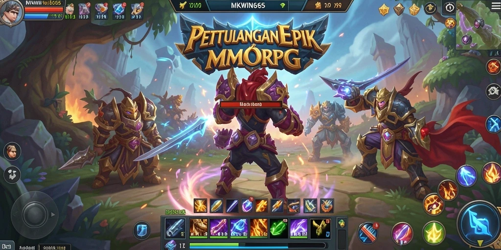 Gameplay menarik di MKWIN666 dengan dunia yang luas dan pertarungan seru.
