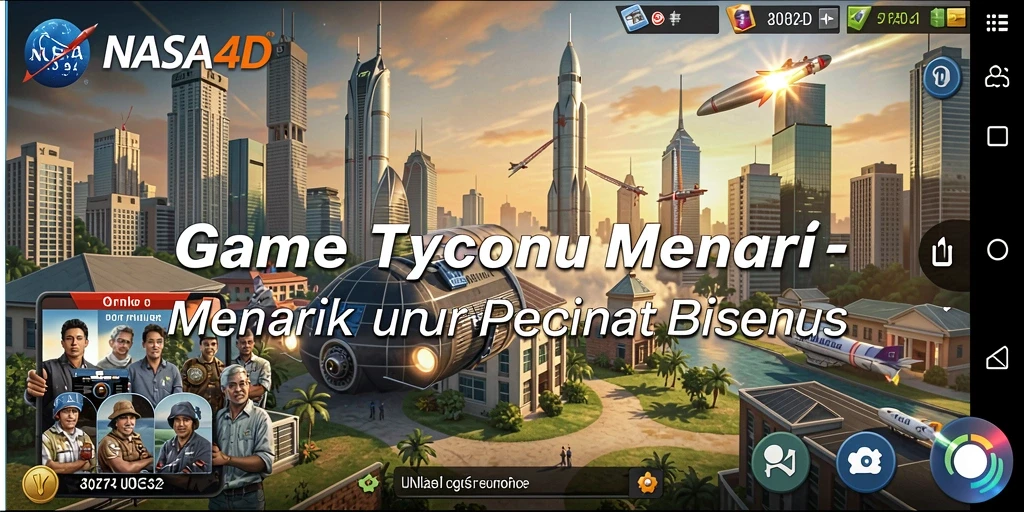 Screenshot gameplay NASA4D menampilkan pengalaman manajemen luar angkasa yang mendebarkan.