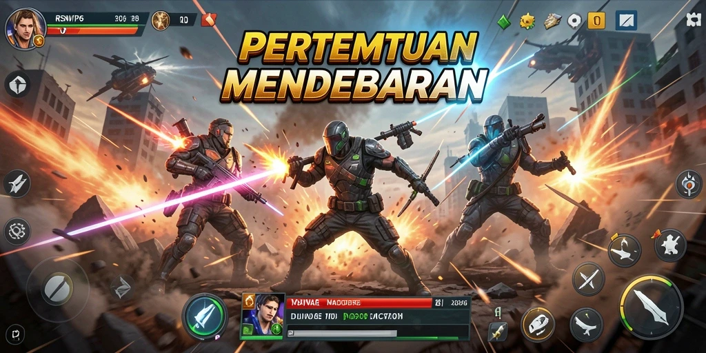 Tampilan gameplay seru dan mendebarkan dari RSNVIP6.