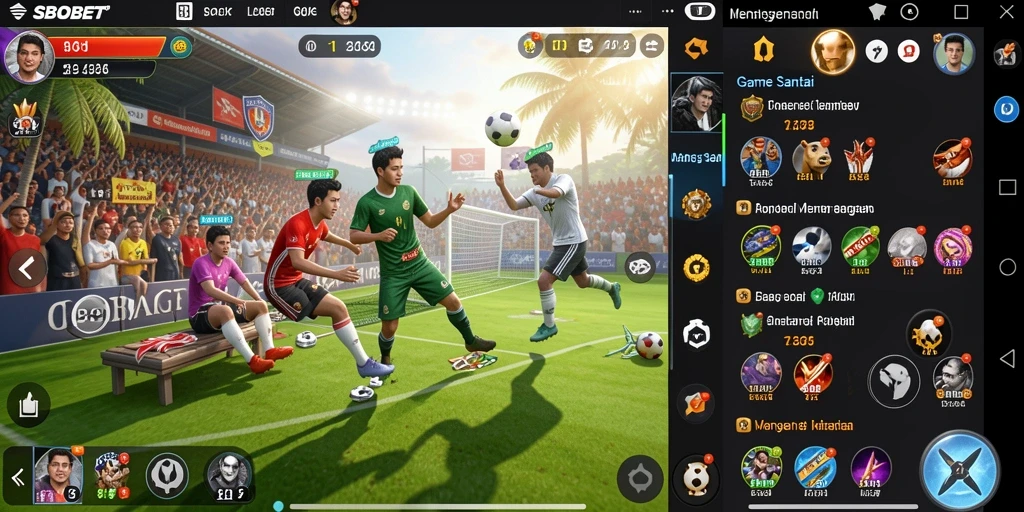 Screenshot utama SBOBET menampilkan aksi gameplay yang seru dan menarik.