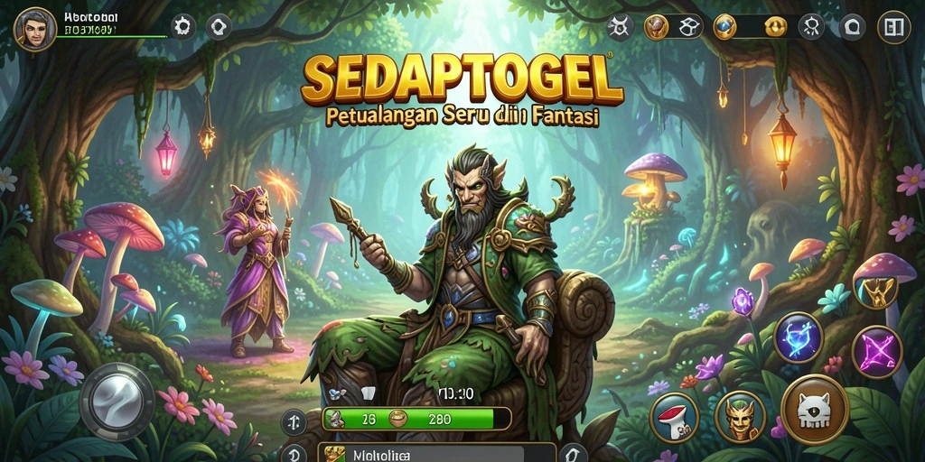 Gameplay menakjubkan SEDAPTOGEL dengan karakter petualang yang dinamis.