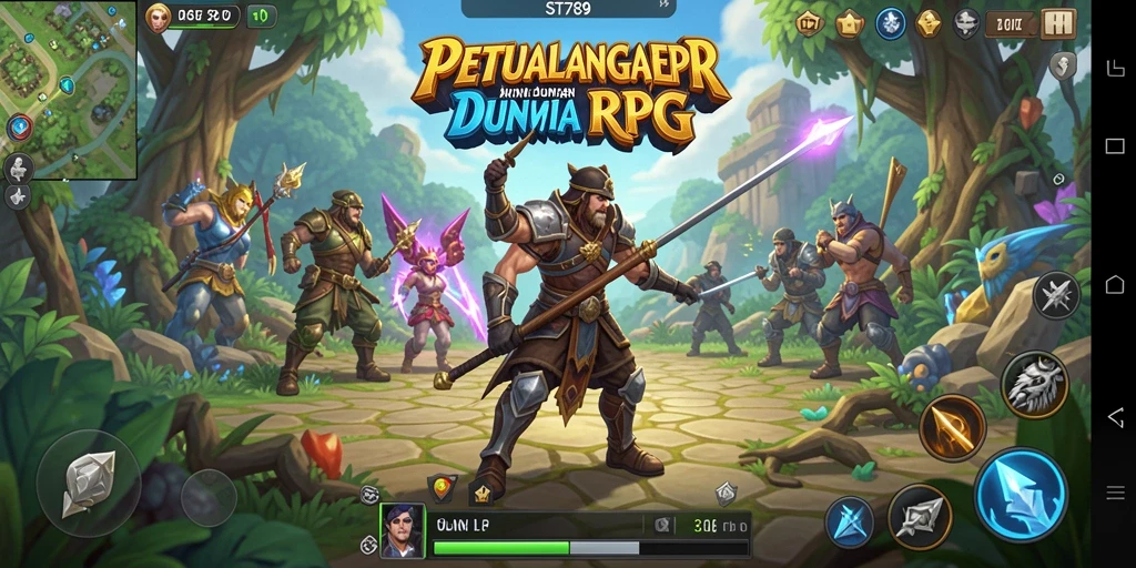 Tampilan gameplay ST789 yang menarik dan penuh aksi RPG.