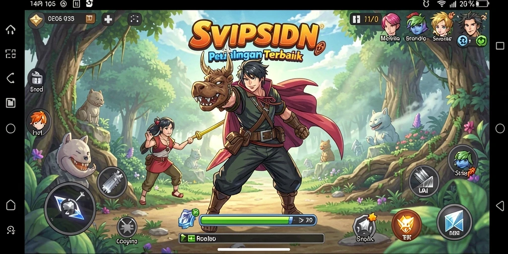 Menampilkan karakter anime dalam aksi seru di <strong>SVIPSIDN</strong>.