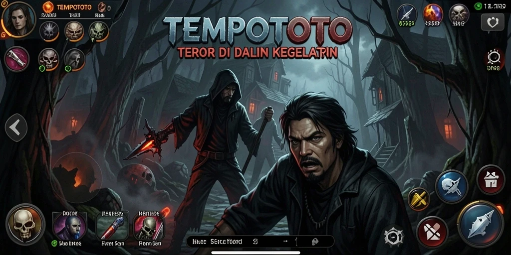 Gameplay TEMPOTOTO yang mencekam dan menegangkan.