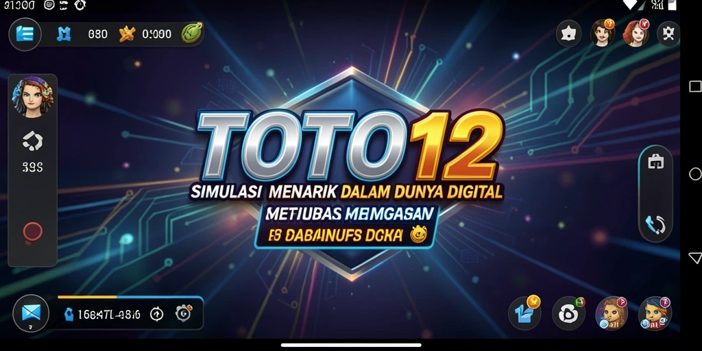 Tangkapan layar utama TOTO12 menampilkan gameplay simulasi yang menarik.