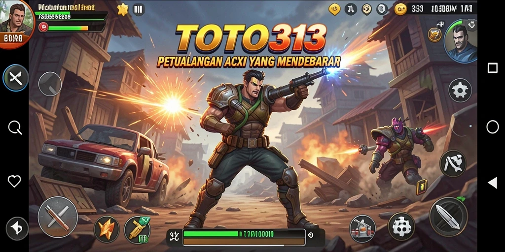 Gameplay seru TOTO313 dengan aksi mendebarkan di setiap level.